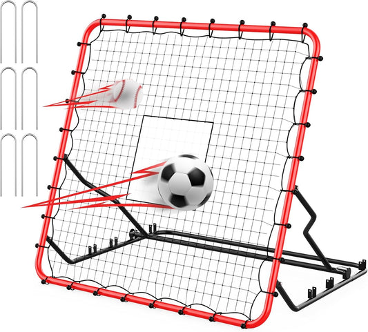 Baseball Rebounder with 4 Adjustable Angles